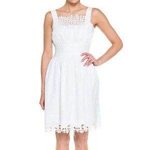 NWT Catherine Malandrino White Lace A-line Dress